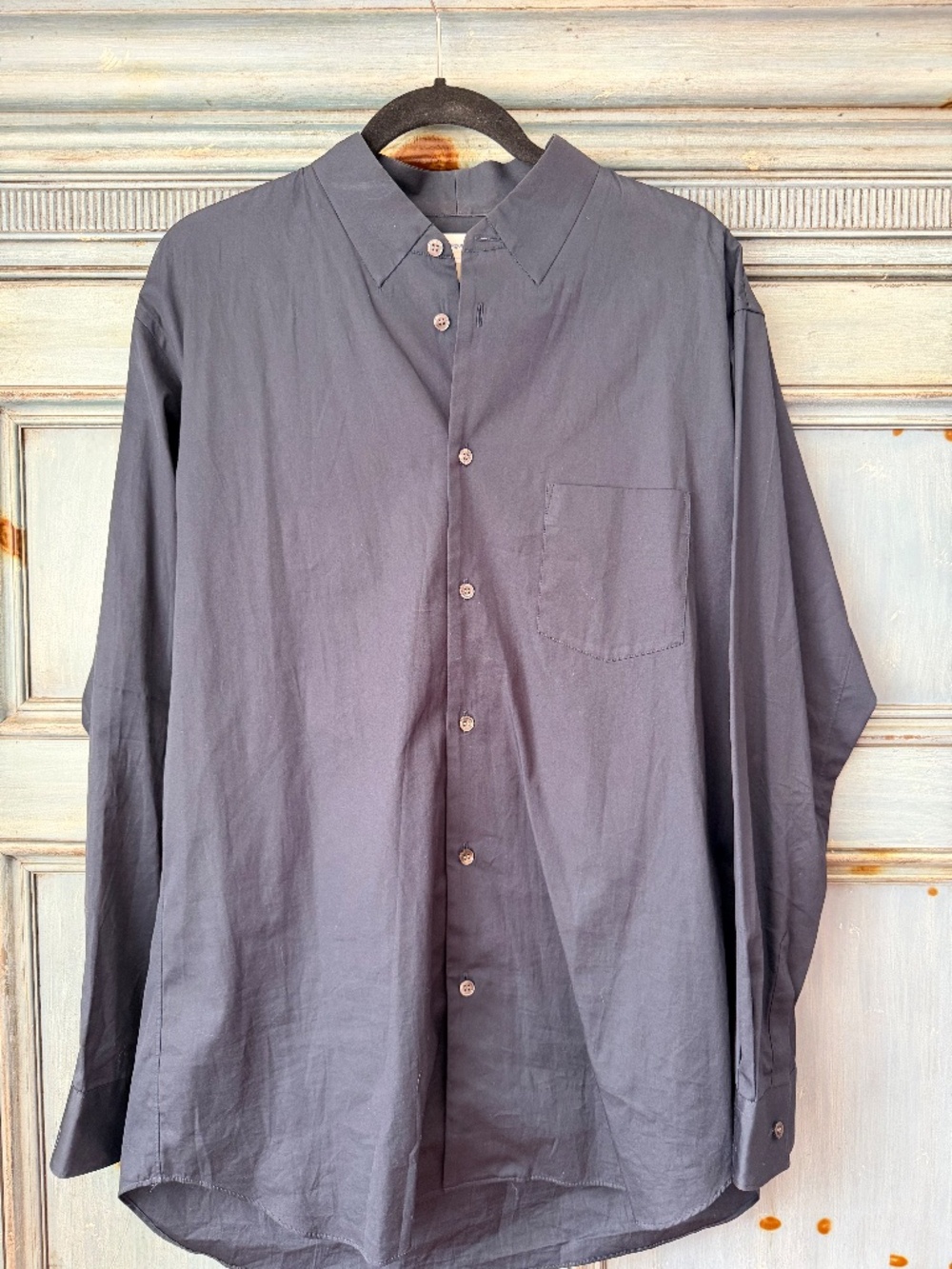 Comme Des Garcons Shirt 2D Collar Shirt Navy Size L